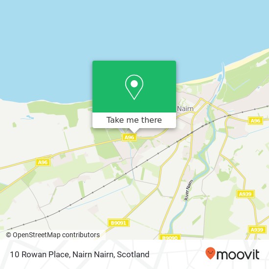 10 Rowan Place, Nairn Nairn map