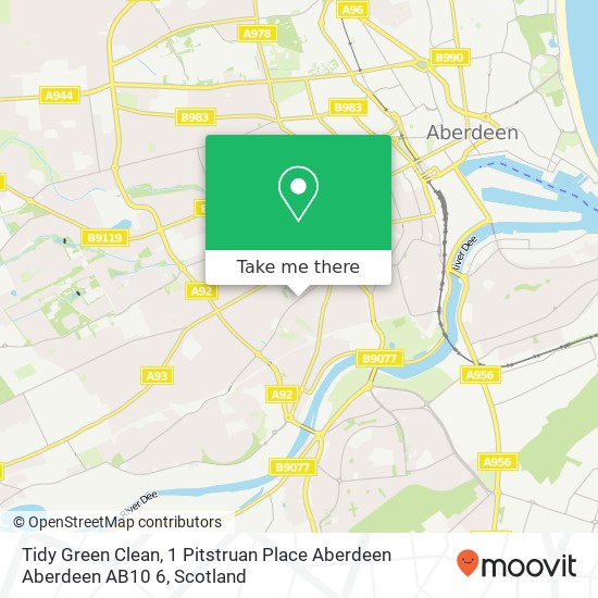 Tidy Green Clean, 1 Pitstruan Place Aberdeen Aberdeen AB10 6 map