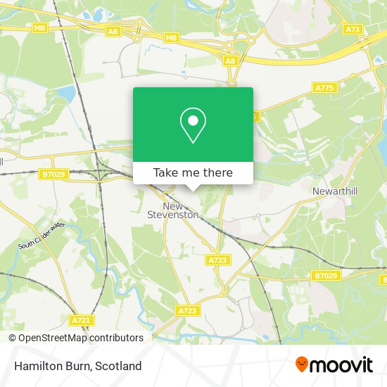 Hamilton Burn map