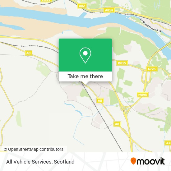 All Vehicle Services map