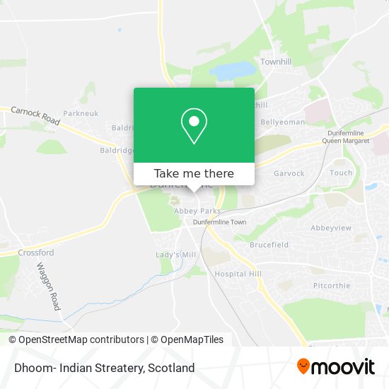 Dhoom- Indian Streatery map