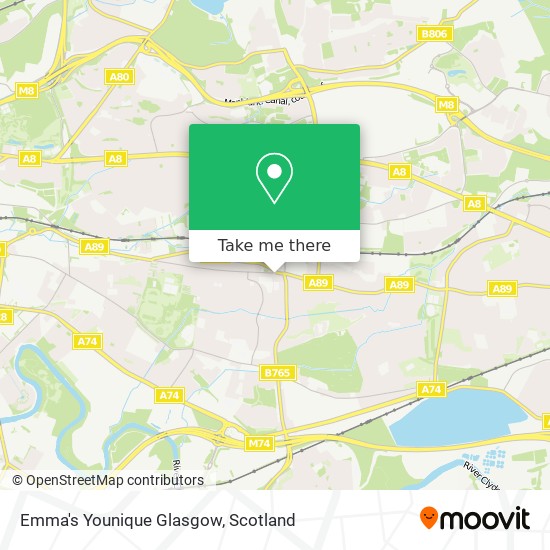 Emma's Younique Glasgow map