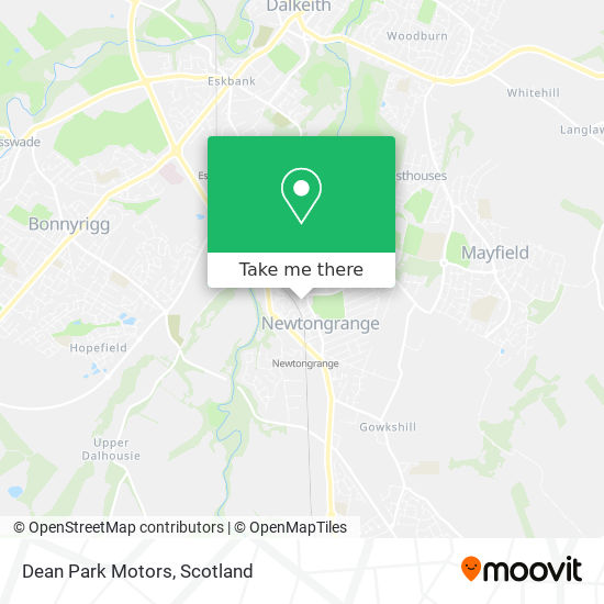 Dean Park Motors map