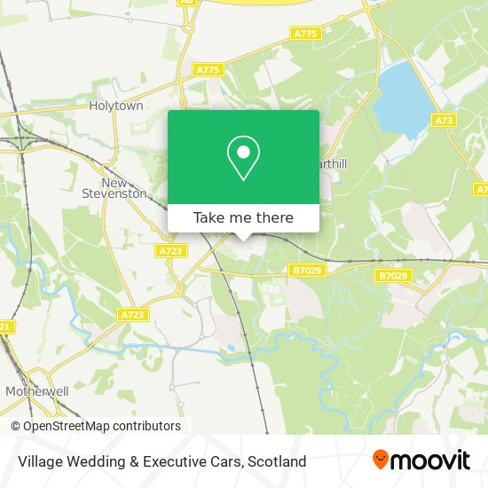 Village Wedding & Executive Cars map