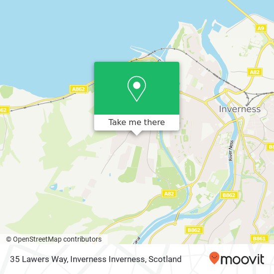 35 Lawers Way, Inverness Inverness map