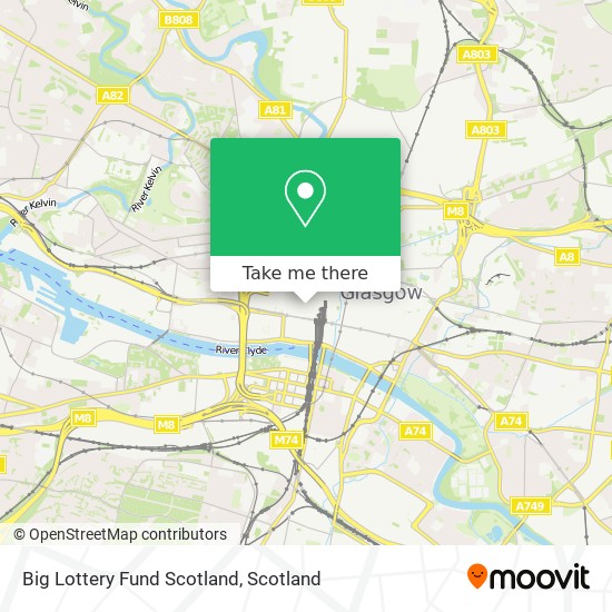 Big Lottery Fund Scotland map