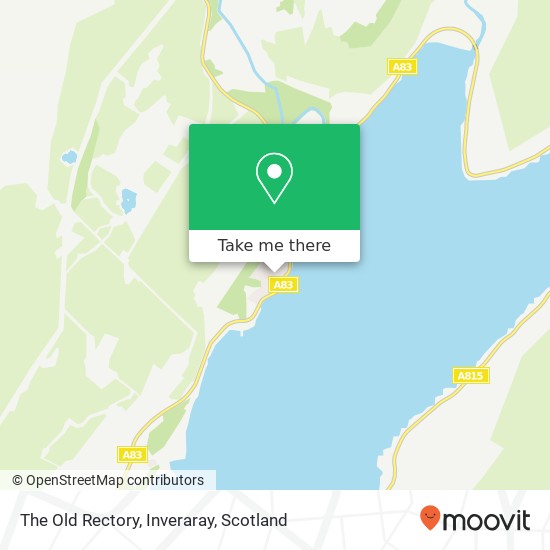 The Old Rectory, Inveraray map