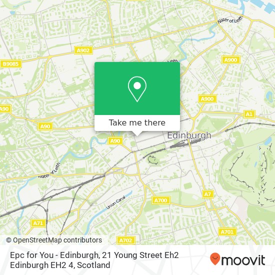 Epc for You - Edinburgh, 21 Young Street Eh2 Edinburgh EH2 4 map