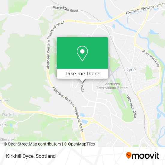 Kirkhill Dyce map