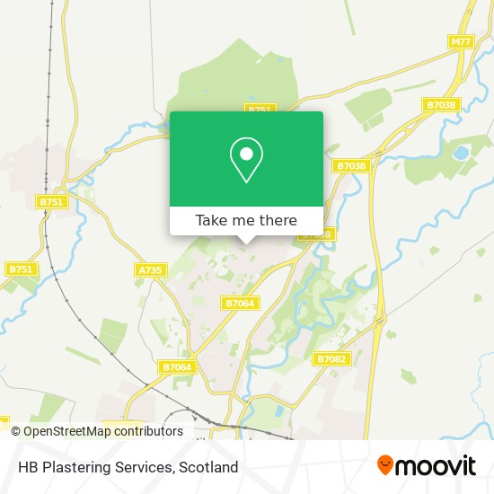 HB Plastering Services map