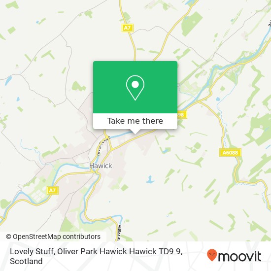 Lovely Stuff, Oliver Park Hawick Hawick TD9 9 map