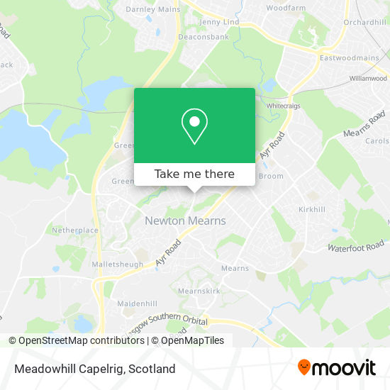 Meadowhill Capelrig map