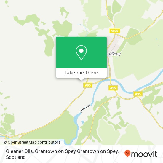 Gleaner Oils, Grantown on Spey Grantown on Spey map
