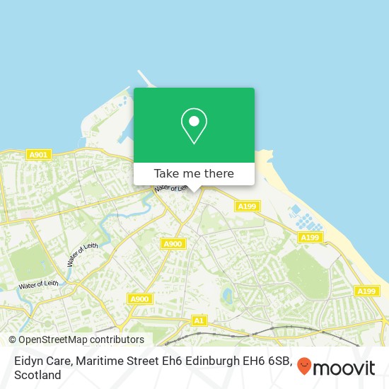 Eidyn Care, Maritime Street Eh6 Edinburgh EH6 6SB map