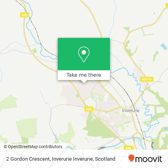 2 Gordon Crescent, Inverurie Inverurie map