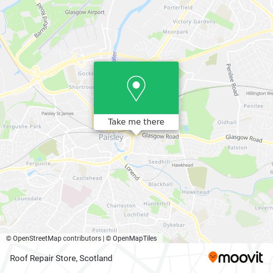 Roof Repair Store map