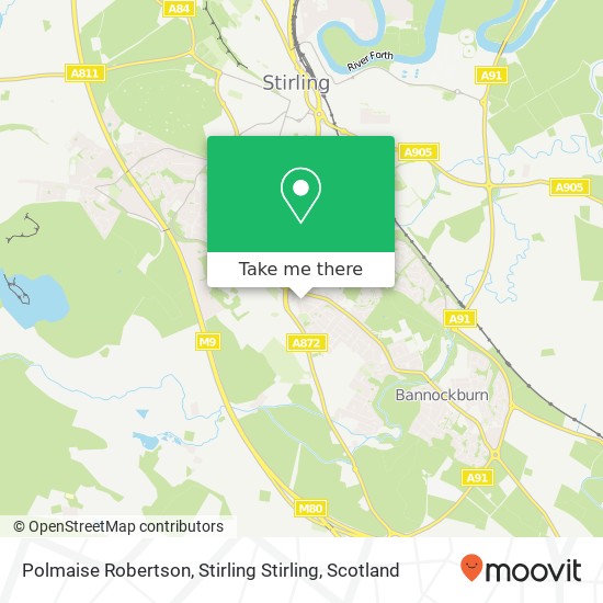 Polmaise Robertson, Stirling Stirling map