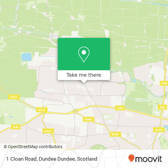 1 Cloan Road, Dundee Dundee map