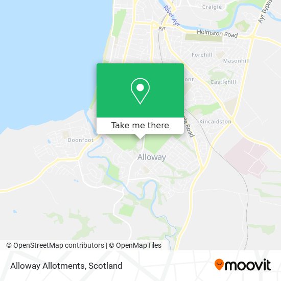 Alloway Allotments map