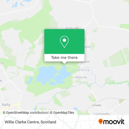 Willie Clarke Centre map