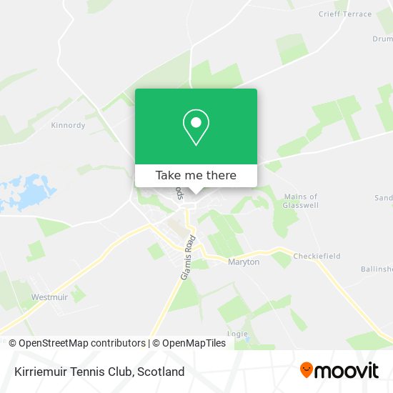 Kirriemuir Tennis Club map