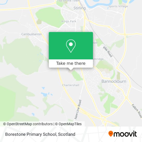 Borestone Primary School map