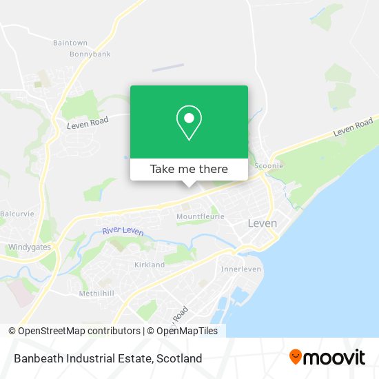 Banbeath Industrial Estate map