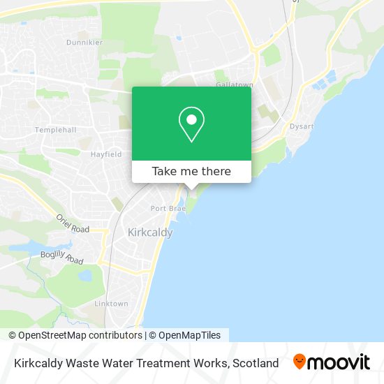 Kirkcaldy Waste Water Treatment Works map