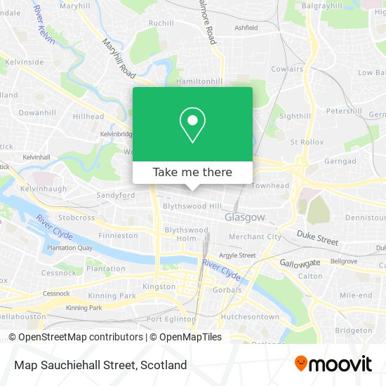 Map Sauchiehall Street map