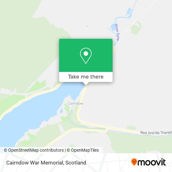 Cairndow War Memorial map