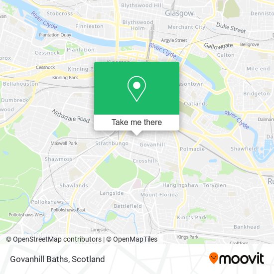 Govanhill Baths map