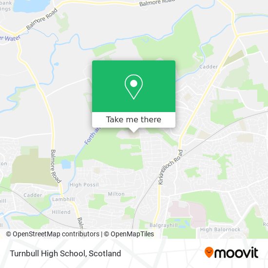 Turnbull High School map