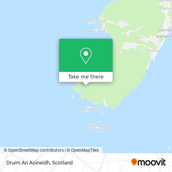 Druim An Aoineidh map