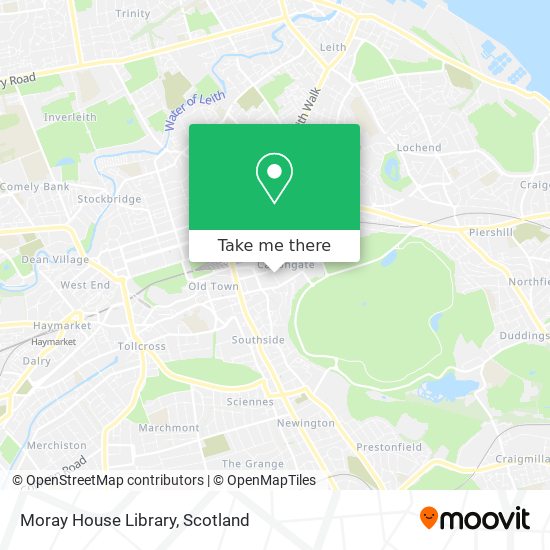 Moray House Library map