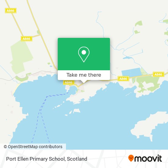 Port Ellen Primary School map