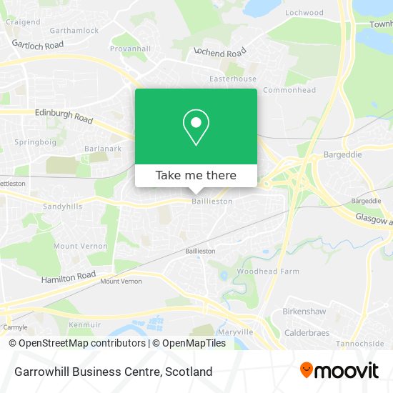 Garrowhill Business Centre map