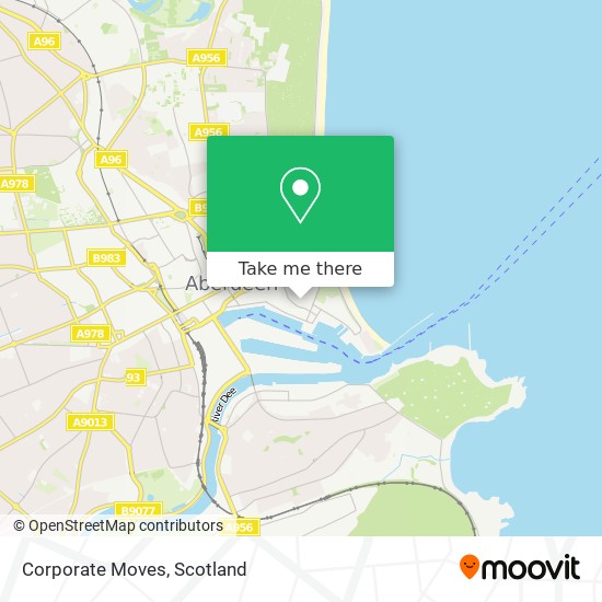 Corporate Moves map