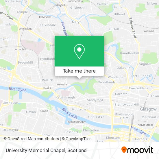 University Memorial Chapel map