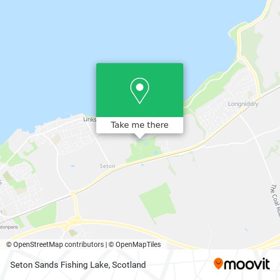 Seton Sands Fishing Lake map