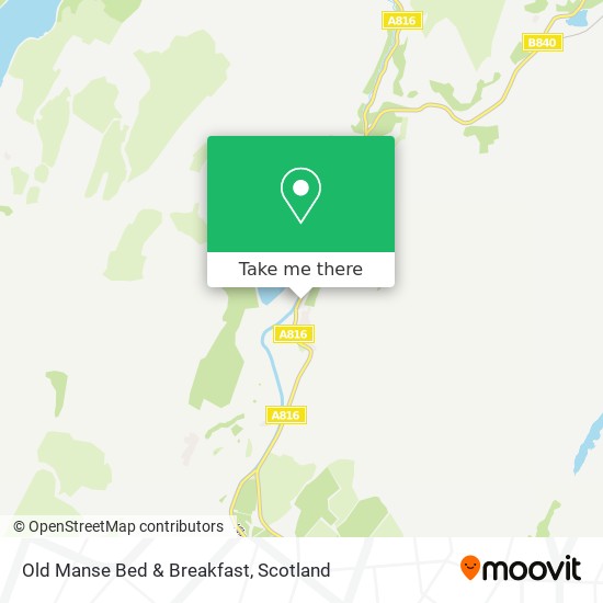 Old Manse Bed & Breakfast map