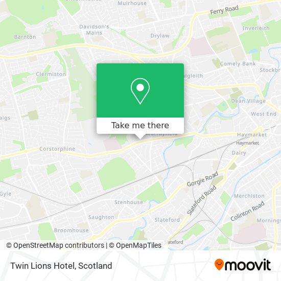 Twin Lions Hotel map