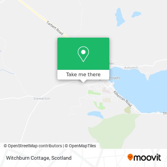 Witchburn Cottage map