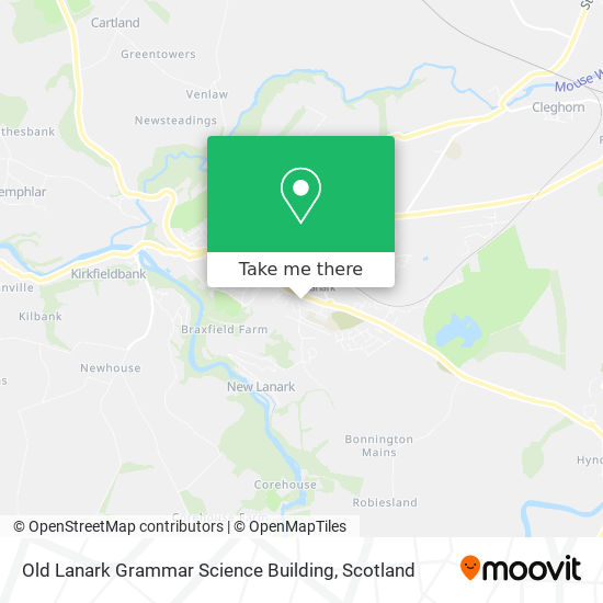 Old Lanark Grammar Science Building map