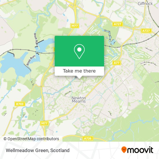 Wellmeadow Green map