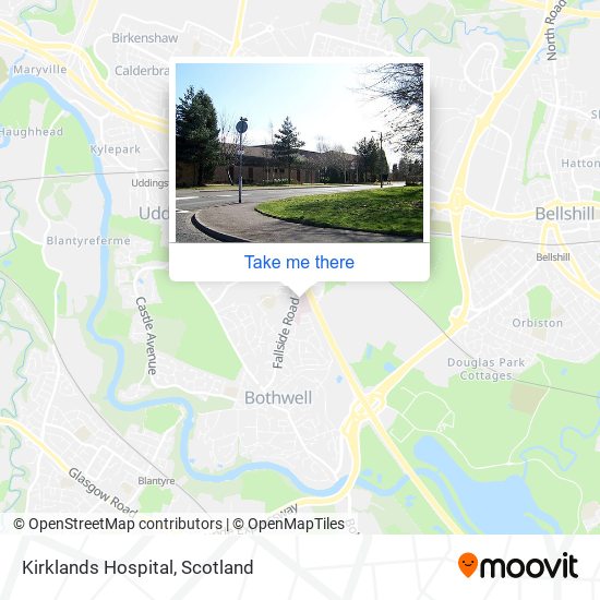 Kirklands Hospital map