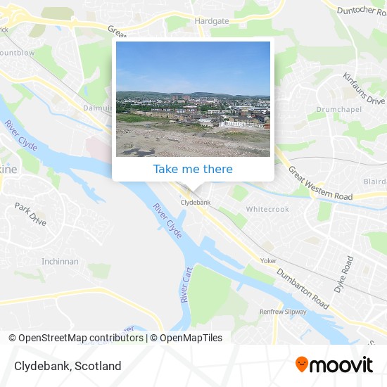 Clydebank map