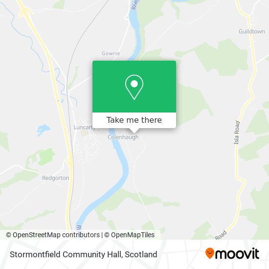 Stormontfield Community Hall map