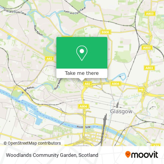 Woodlands Community Garden map