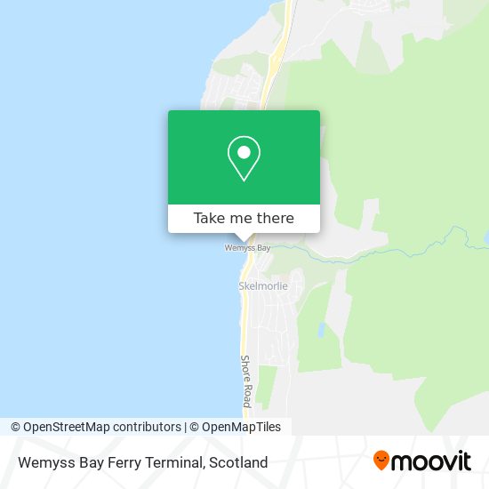 Wemyss Bay Ferry Terminal map