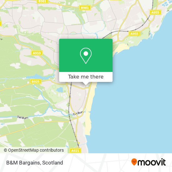 B&M Bargains map